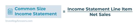 How to Calculate Common Size Financial Statements | InvestingAnswers