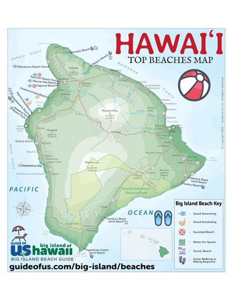 (PDF) Big-Island-Road-Map-v2-BEACHES-01 - Hawaii · Upolu Point Hawl 270 ...