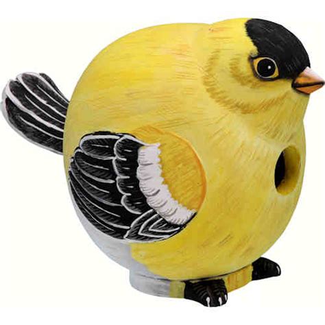 Goldfinch Shaped Birdhouse - Happy Holidayware