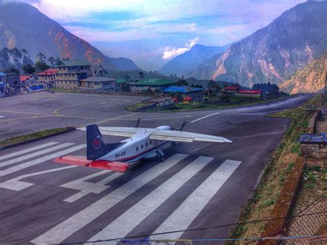 Tenzing-Hillary Airport, also known as Lukla Airport, is a small ...