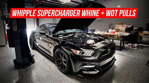 2016 Mustang GT Whipple Supercharger WOT Pulls + Sound Tube Mod Install ...