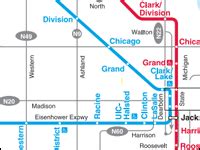 Chicago Blue Line Map - Vinny Jessalyn