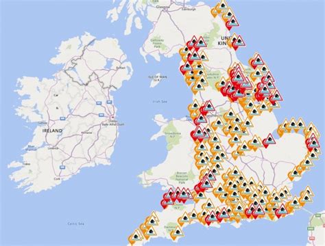 Flood Warnings UK Map