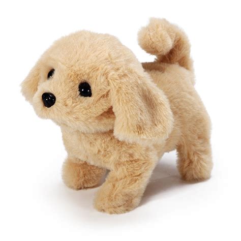 Juntful Realistic Electric Toy Pet Simulation Dog Plush Toy Moving ...