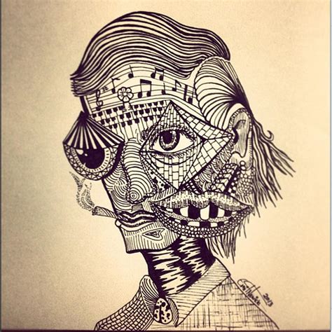 Doodle face by Emilnowicki on DeviantArt