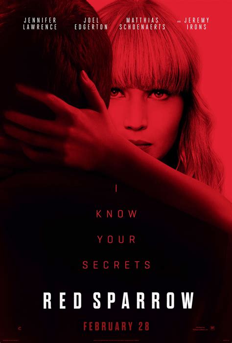 JENNIFER LAWRENCE – Red Sparrow Movie Posters and Stills – HawtCelebs