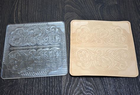 SHERIDAN Style Leather Embossing Plate 9 designs for stamping | Etsy