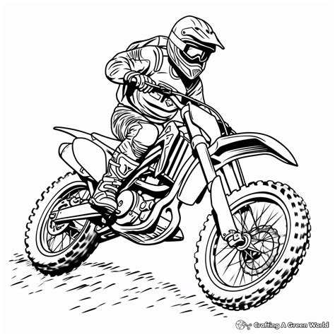 Printabale Mountain Bike Coloring Pages