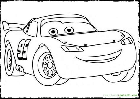 Mcqueen Lightning Coloring Cars Pages Lighting Drawing Car Super Kids ...