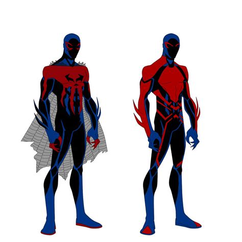 Spider-Man 2099 costume variant by shorterazer on DeviantArt