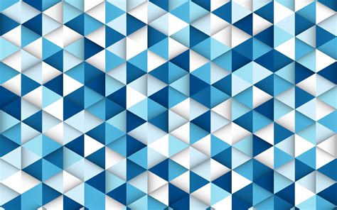 1920x1200 Triangle 8K Blue Pattern 1200P Wallpaper, HD Abstract 4K ...