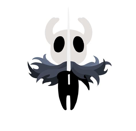 Simplistic vector art I made of the knight : r/HollowKnight