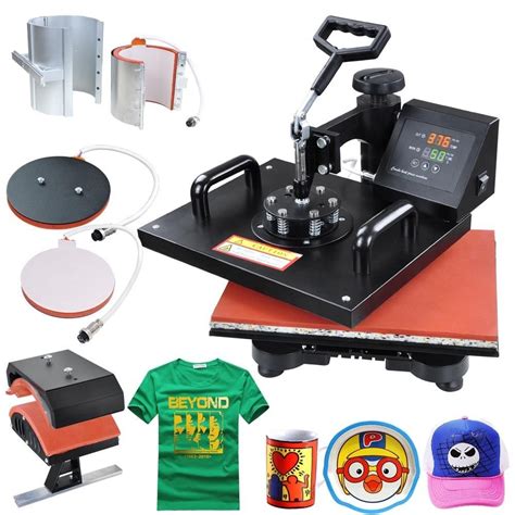 5 In 1 T Shirt Printing Machine, Multicolor T-Shirt Printing Machine ...