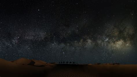 Sahara Desert in Scenery Night Wallpaper, HD Nature 4K Wallpapers ...