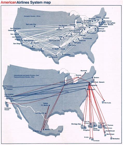 American Airlines Flight Map - Map Of South America