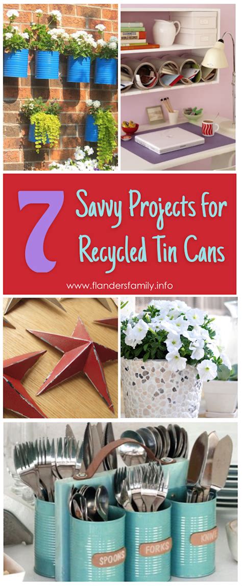 7 Savvy Projects to Make from Recycled Cans - Flanders Family Homelife