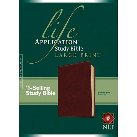 Life Application Study Bible NLT, Large Print (Hardcover) - Walmart.com ...