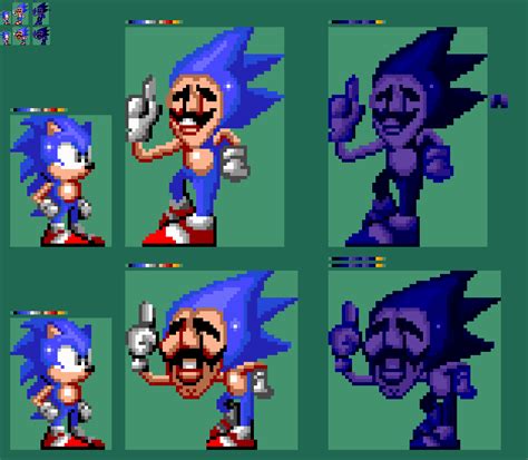 10x Sonic 2 Remade - Majin Sonic Sprite 2 by Abbysek on DeviantArt