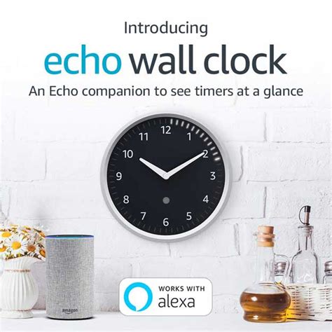 Amazon’s Sleek Echo Wall Clock Arrives For The Holidays With Alexa ...