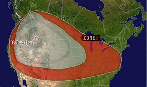 Yellowstone volcano eruption DEATH ZONE: Millions stranded in ash path ...