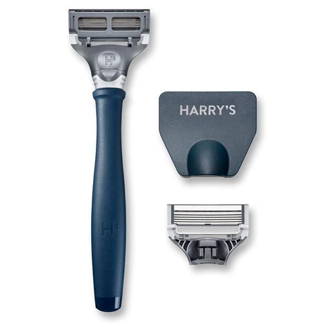 Harry's Men's Razor with 2ct Blade Cartridges - Navy Blue - Walmart.com