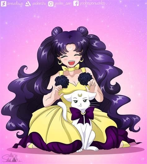 Luna and Artemis by SMeadows on DeviantArt Sailor Moon Cat, Sailor Moon ...