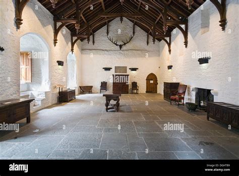 Cahir Castle, interior, Cahir, County Tipperary, Ireland Stock Photo ...