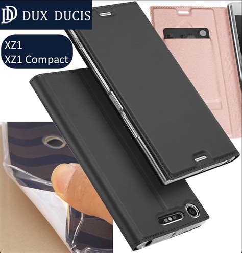 Original DUX DUCIS Case Cover For Sony Xperia XZ1 Compact Book Flip ...