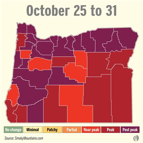 Here’s when fall foliage colors peak in Oregon in 2022 - oregonlive.com