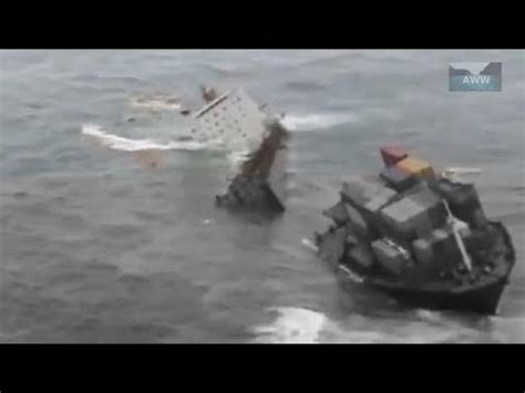 Sinking Cargo Ship - Heartbreaking Video - Wtf Video | eBaum's World