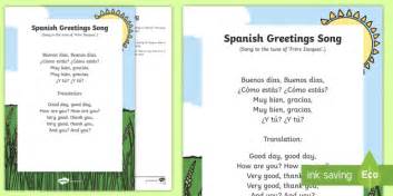 👉 Children’s Song in Spanish - Spanish Greeting Song