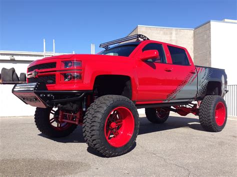 Cool: 2014 Chevy Silverado Lifted Custom - Off Road Wheels