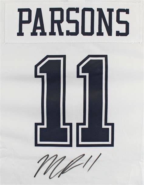 Micah Parsons Signed Cowboys Jersey (Fanatics) | Pristine Auction