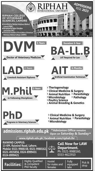 Riphah International University Admissions RISE 2023 – Riphah ...