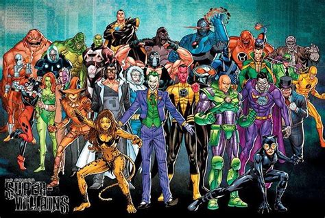 Free Printables: DC Comics Super-Villains Poster plus Fun Activity ...