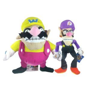 Super Mario Bros Waluigi Plush Super Mario Bros Wario and Waluigi Plush ...