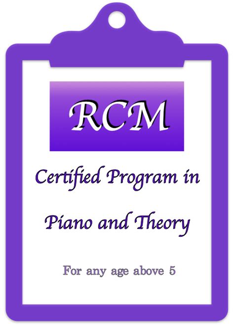 RCM certificate program – Doctor Music Academy