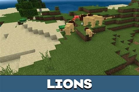 Download Lion Mod for Minecraft PE - Lion Mod for MCPE