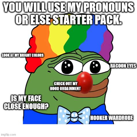 Pronoun Startpack - Imgflip