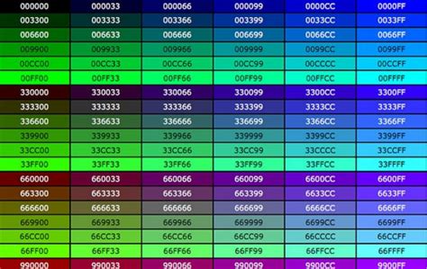 Sample CSS Color Codes Free Download