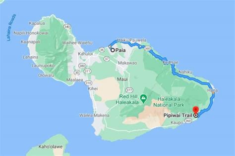 Road To Hana Printable Map