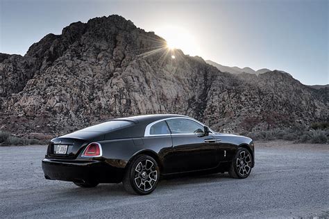 HD wallpaper: the sun, rays, black, Rolls-Royce, car, Wraith, Black ...