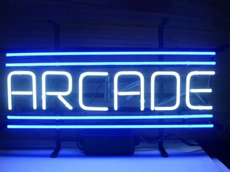 ARCADE Game Room Neon Light Sign Real Glass 17X14 Fast Ship | Arcade ...