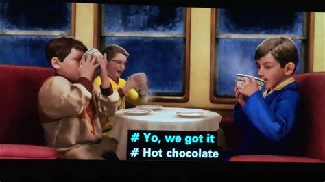 Hot chocolate from the polar express (lyrics) - YouTube