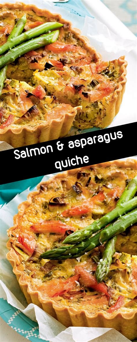 Salmon & Asparagus Quiche - APP META