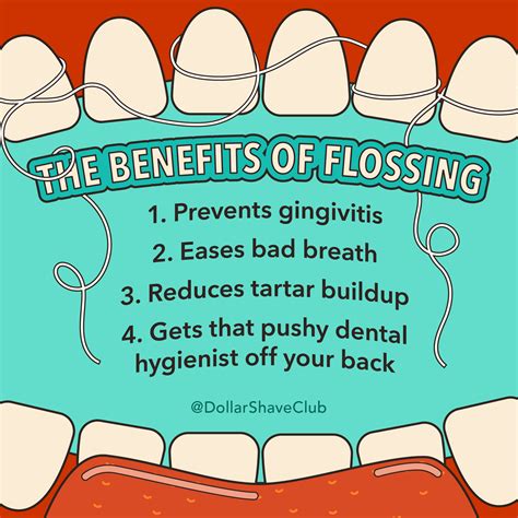 Flossing has a bunch of benefits. Including reducing guilt about not ...