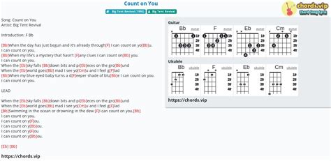 Chord: Count on You - Big Tent Revival - tab, song lyric, sheet, guitar ...