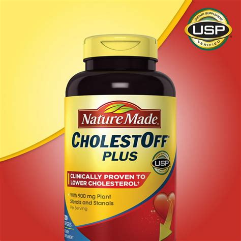 Nature Made CholestOff Plus with Plant Sterols & Stanols, Proven To ...