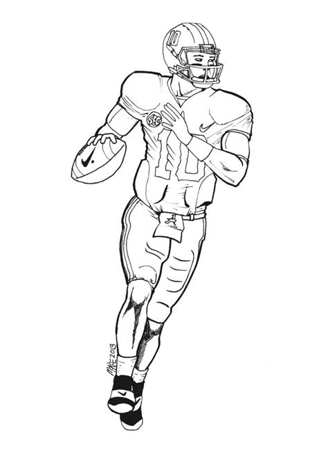 Nfl Football Coloring Pages Printable