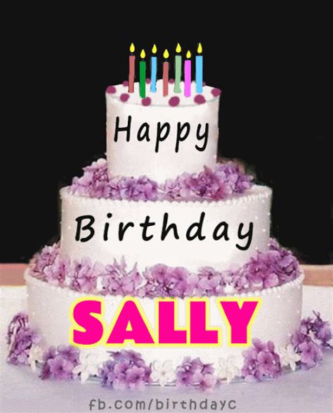 Happy Birthday Sally images Gif Happy Birthday Sally Happy Birthday ...